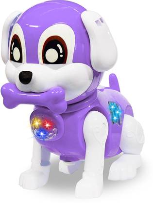 mega star Musical Puppy with LED Lights, Music and Bouncing Walk Function