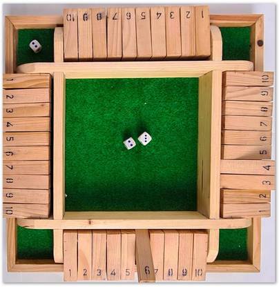 ilearnngrow Shut the box -1 to 10 - 4 player game
