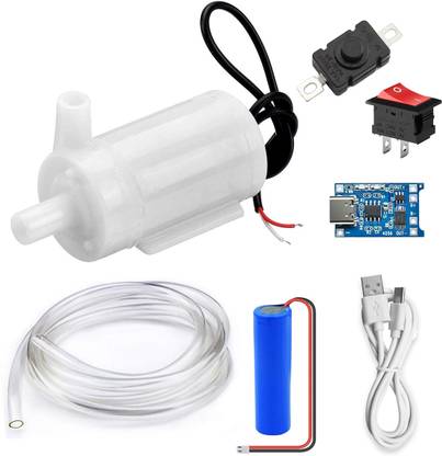 SYMFONIA Water Pump Rechargeable Battery Switch Charging Module,Cable Science Project Kit
