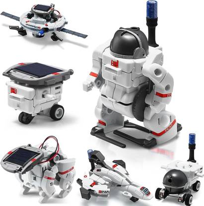 Magicwand Double Power Solar & Battery 6-in-1 Educational Space Fleet Robotic