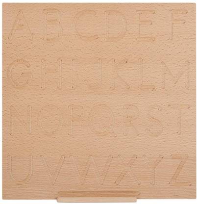 FORSIKHA English Alphabet Tracing Board with Pencil Capital Word ABCD Educational Puzzle