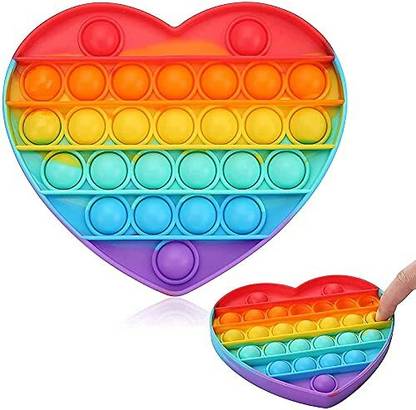 SOPALI Push Pop it Bubble Fidget Stress Relief and Anti-Anxiety Tools Sensory Toy