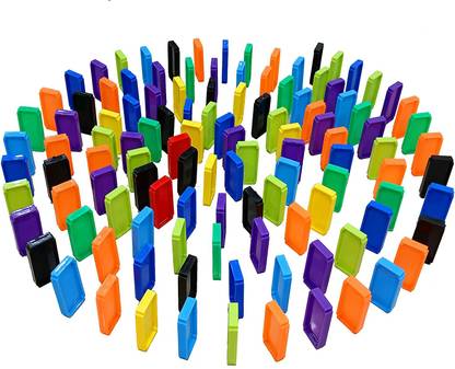 SPKART Dominno Block Colorful Different Pack Shape Locking Smart Creative Blocks