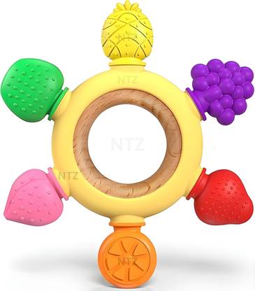 NTZ Baby TEETHER Montessori Teething Toys for 3 to 18 Months Infant Teethers