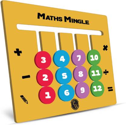 PW Yellow MathsMingle Board game for Kids
