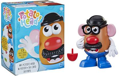 Potato Head Classic Toy For Kids Ages 1+, Includes Parts & Pieces to Create Funny Faces