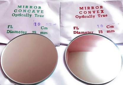 LabHouse Concave convex mirror set for experiments (75mm)