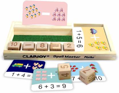 Clapjoy Maths game Calculation add, multiply, subtract, divide Learning Toy for kids