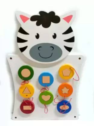giraffe play store Zebra Activity Wall Learning Shape Toys Toddler Activity Center