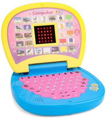 Leaffybezz Kids Computer Toy Laptop for Kid 1 2 3-6 Years Activity Learning Educational Toy