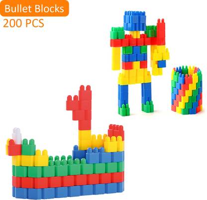 AMUSING Smart Activity Fun & Learning Train Blocks,Small Building Bricks&Blocks for Kids