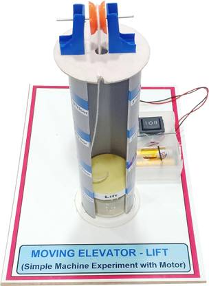 MELODY's Moving Elevator Lift Mechanical Experiment Working Project Educational Model.