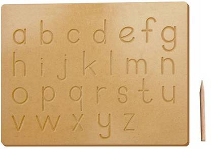 toiphy Lower Case ABCD Tracing Educational Board