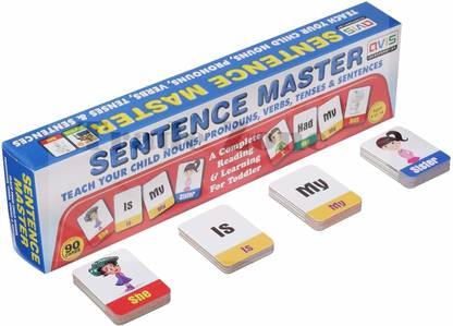 MG TRADING Key Education Sentence Building for Kids — 90 Cards Puzzle Game