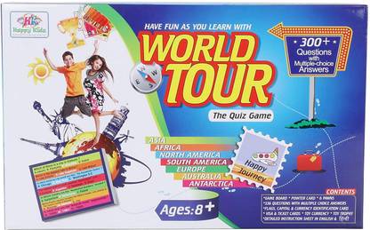 zhirk World Tour Quiz Game (Multicolour)