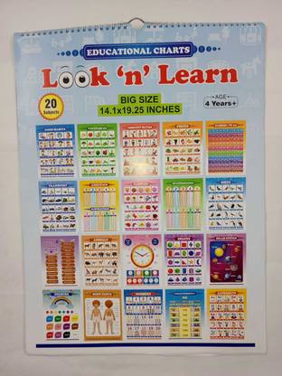giraffe play store EarLearn Senior Calendar Wall Chart for Kids