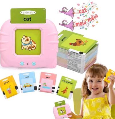 AARNASHOPPE Talking English Words Flash Cards Educational Learning Device RANDOM Multicolor