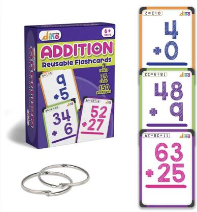 Learningdino Math Flashcards for Addition