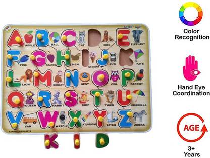 toiphy ABCD Learning Board/ABCD Puzzle Tray