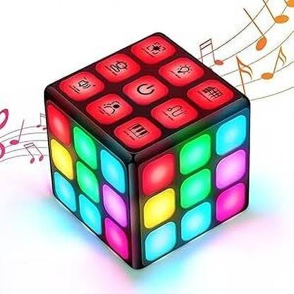 Samvardhan Flashing Cube Brain & Memory Game, 7 in 1 Handheld Electronic Puzzle Games Cube