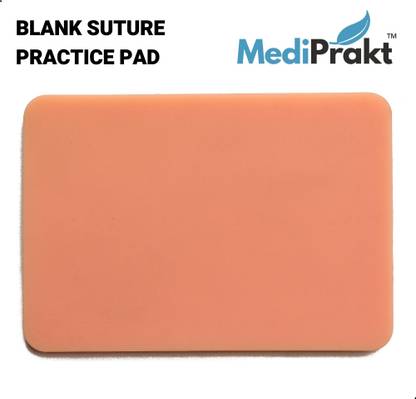 MediPrakt SUTURE PRACTICE PAD (BLANK) | 3 Layers- Human Skin, Fat and Muscle | No Incisions | Create Own Wounds | Ideal for Students (MADE IN INDIA)