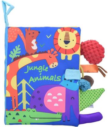 LLika My Quiet Book for toddlers 1-3 -cloth books for babies 6-12 month old. Jungle