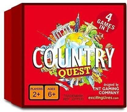 Exciting Lives Country Quest World Knowledge Cards Game