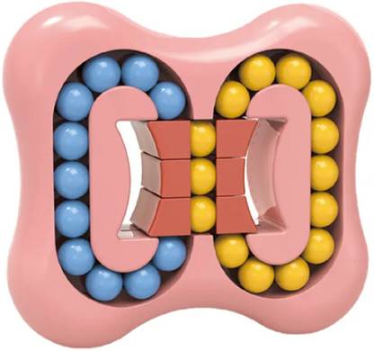 Skstore Puzzle Handheld IQ Ball Fingertip Rotating Beads Game Stress Relief Mind