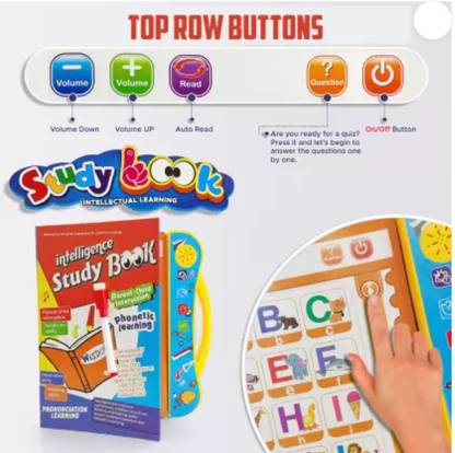 Intelligent Interactive (IND*13) Children Book -Musical English Educational Phonetic Book
