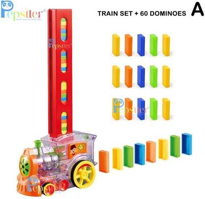 Pepstter Set Kids Sound Light Automatic Laying Colorful Blocks Game