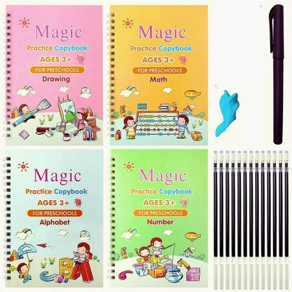 crockdile Spell Your Style Magic Calligraphy Workbook for Kids