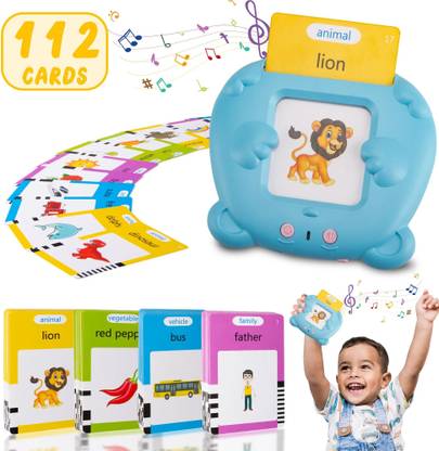 Easymart USB Rechargeable Kids Learning Flashcard Reader Speech Therapy Machine Toy