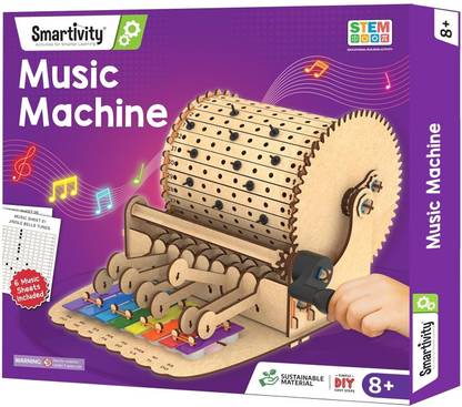 Smartivity Xylofun Music Machine STEM DIY Toys, Educational & Construction based Activity Game for Kids 8 to 14, Gifts for Boys & Girls, Learn Science Engineering Project, Made in India