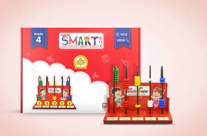ALLEN IntelliBrain STEM Activity Maths Kit 4 in 1 (Intelli Smart Box) for Class 4 by Allen Career Institute (for Kids of 7 Years+) - Level 1 (Curious) | DIY Kits | Videos | 350+ Articles | Best Gifts for Kids