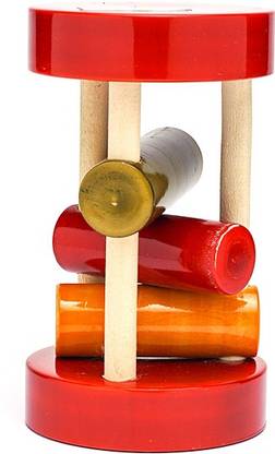 Glee and Glint Bumpy Wooden Rolling Rattle Toy-Wooden Musical Toys for Babies,Kids,kid,Toddlers