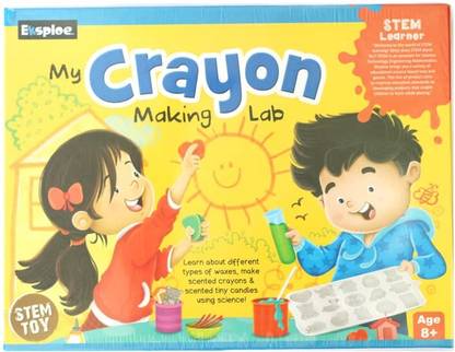 Encore Crayon Making Lab, Learning and Educational Science Toy for Kids, STEM Learner