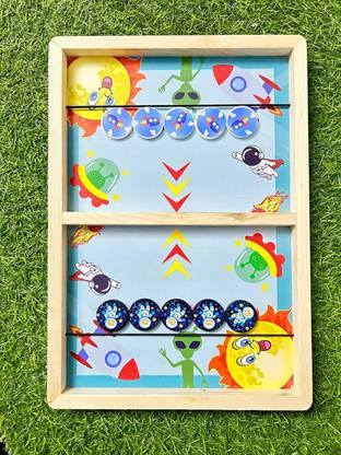 Pepstter String Hockey Table Board Game | Fast Sling Puck Board Game for Kids Air Hockey Board Game