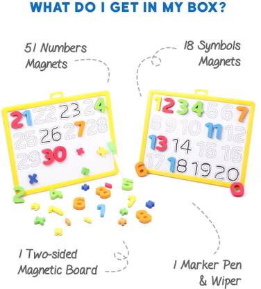 FIRSTCRY INTELLISKILLS Magnetic Numbers and Symbols -