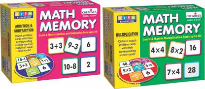 CREATIVE'S Math Memory-Addition & Subtraction & Multiplication