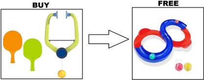 CountryLink Hanging Adjustable Height Self FREE Smart Track Toy Game with 2 Bouncing Ball