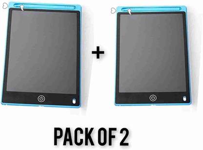 ATULNET LCD Writing Tablet Pad, 8.5 Inch Doodle Board with Pen, E-Note Pad Blue PACK OF2