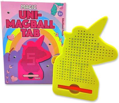 Braintastic Magic Uni Magball Tab Magnetic Drawing Board Writing Pad Toys for Kids