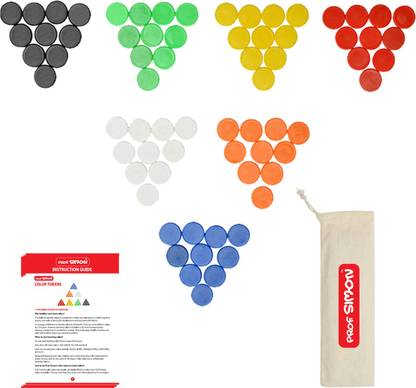 Prof. Simon Color Tokens - 140 Tokens