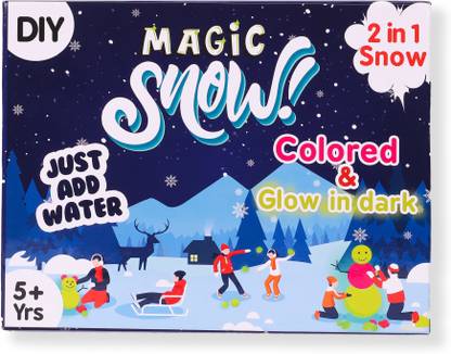 Upnext DIY 2 in 1 Magic Snow For Kids