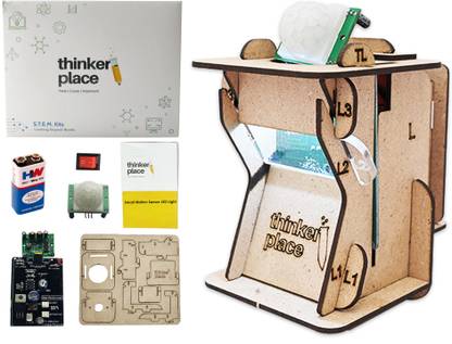 ThinkerPlace Smart Motion Sensor Light DIY Kit for Kids Educational STEM Toys (8+ Years)