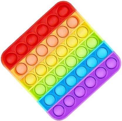 Drisha Collection Popet Pop up It Push Buble Fidget Sensory Toy Set, Push on Pop Silicone Game