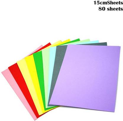 AMUSING Folding Sheets for Origami Art and Craft Work sheet