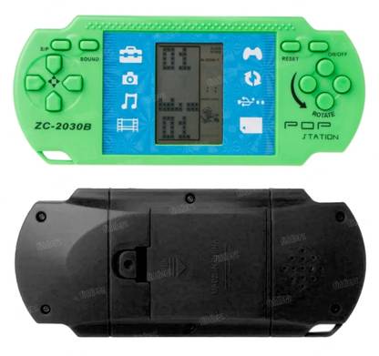 FIDDLERZ Portable Handheld Games Toys for Kid Retro Tetris Game Console with Built
