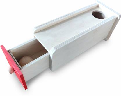 WoodBee Toys Imbucare box of object permanence
