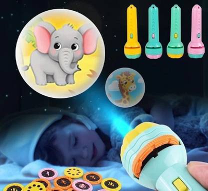 Mytoykid Flashlight Projector Torch for Kids | Projection Flashlight 3 Reels 24 Pattern-